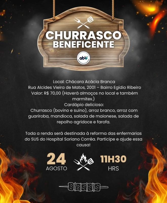 Evento churrasco-beneficiente